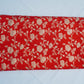 Red Jaal Banarasi Fabric