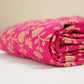 Rani Pink Jaal Banarasi Fabric