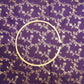 Pure Brocade Purple Banarasi Fabric