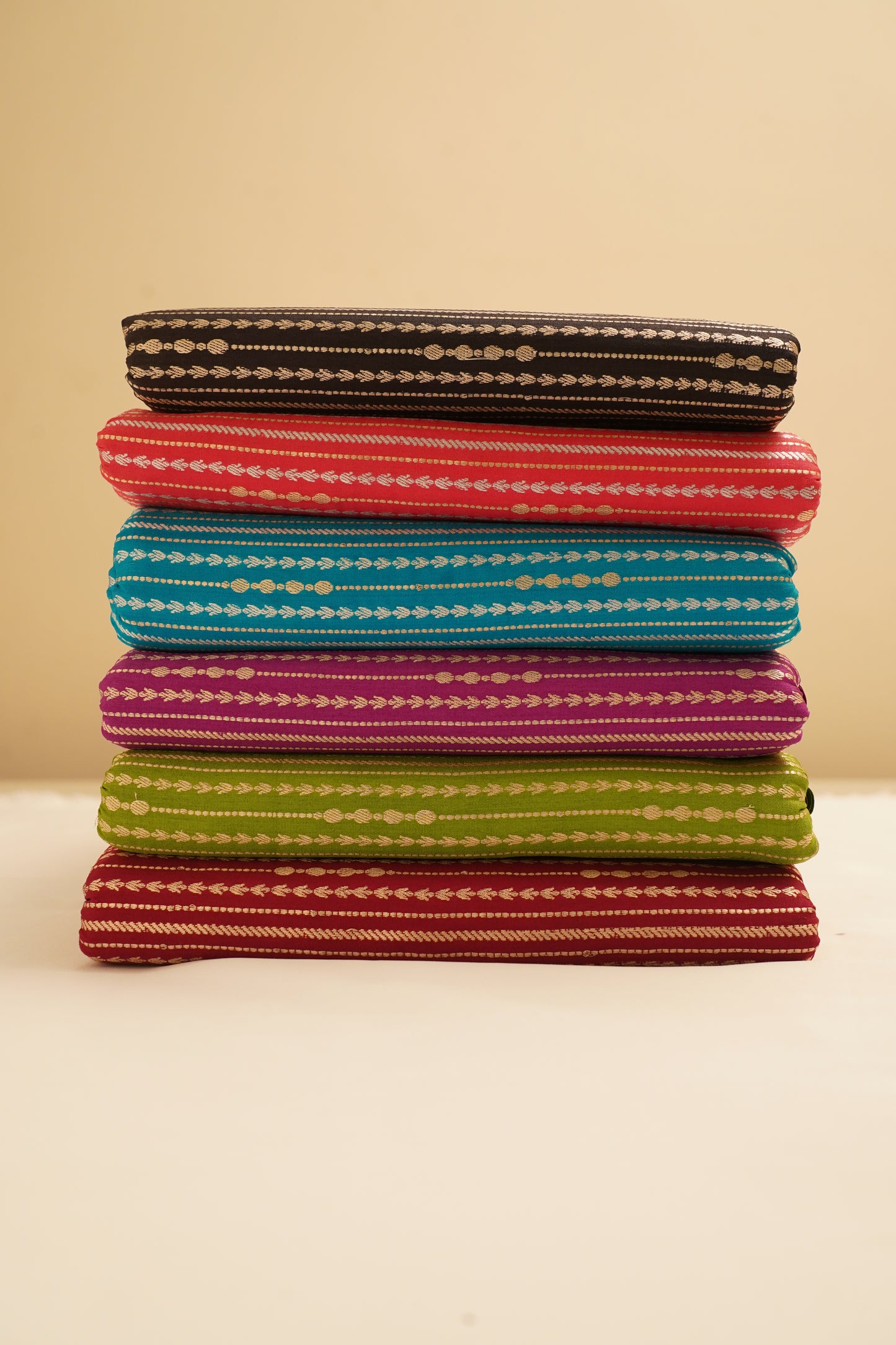 Black Katan Zari Fabric – Royal & Timeless Style