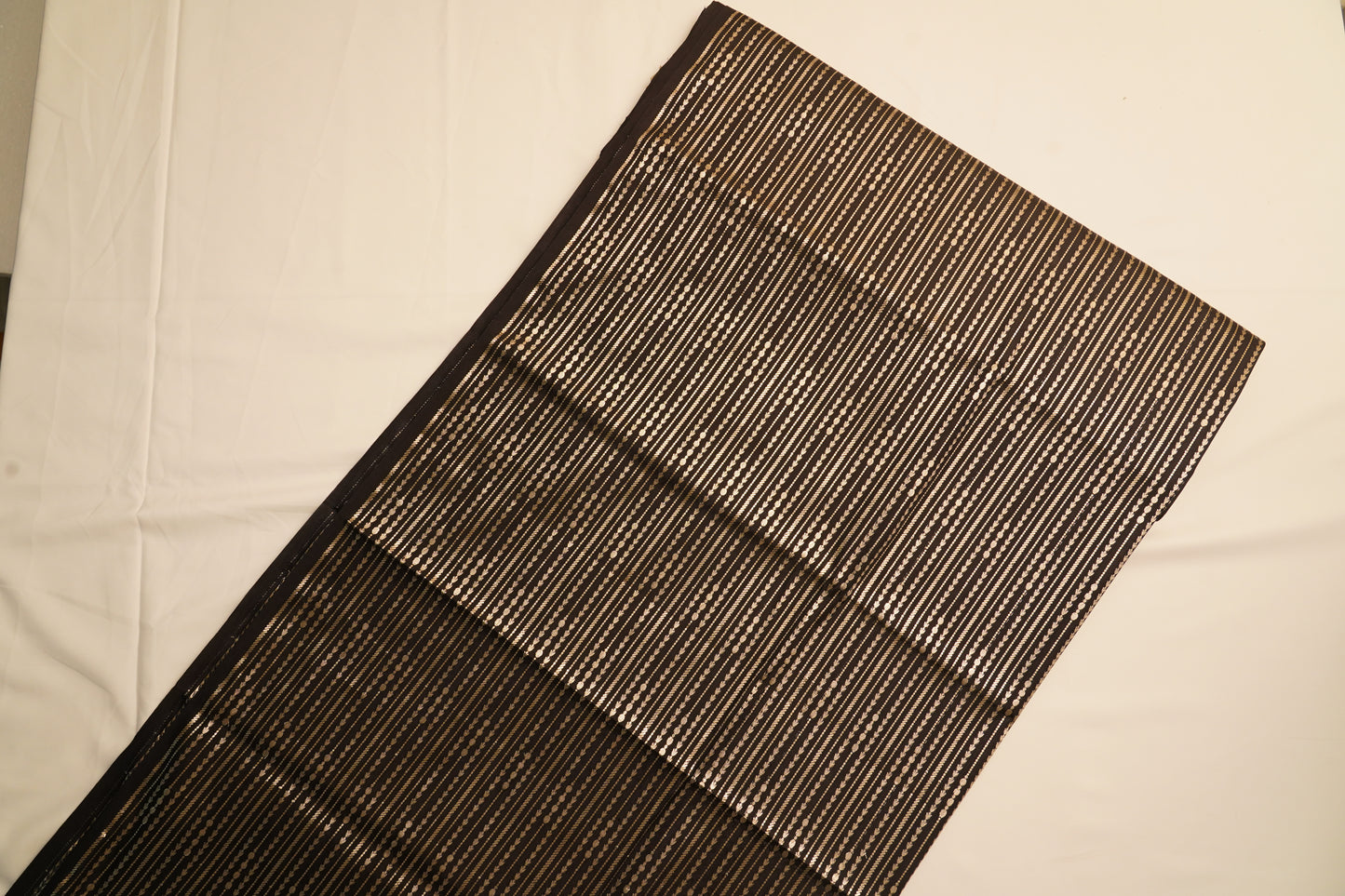 Black Katan Zari Fabric – Royal & Timeless Style