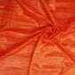 Rust Orange Tissue Crush Sequence Fabric