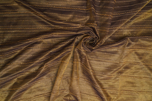 Purple Tissue Crush Sequence Fabric