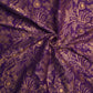 Royal Purple Orchid Glow – Raw Silk Brocade