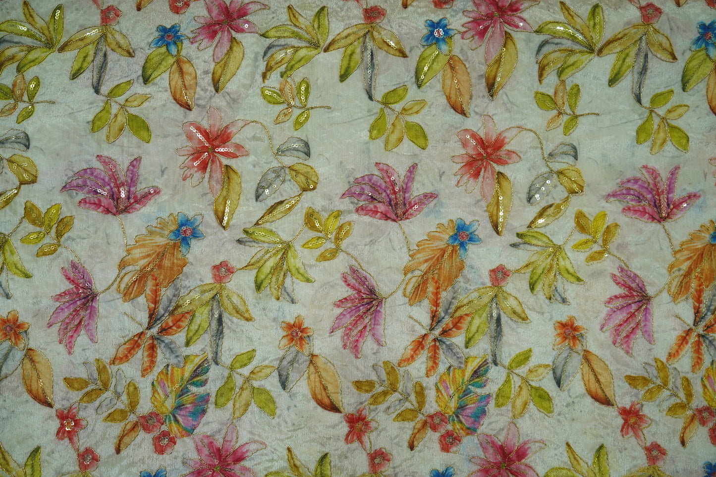 position work - Ivory Meadow Whisper Silk