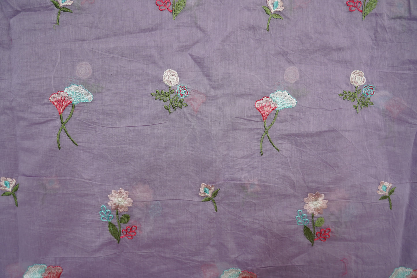 EMBROIDERY MUL COTTON - Lavender Bliss Printed Cotton