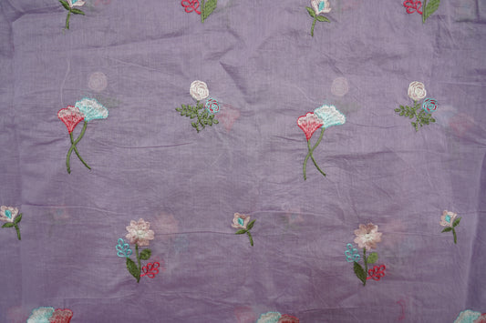 EMBROIDERY MUL COTTON - Lavender Bliss Printed Cotton