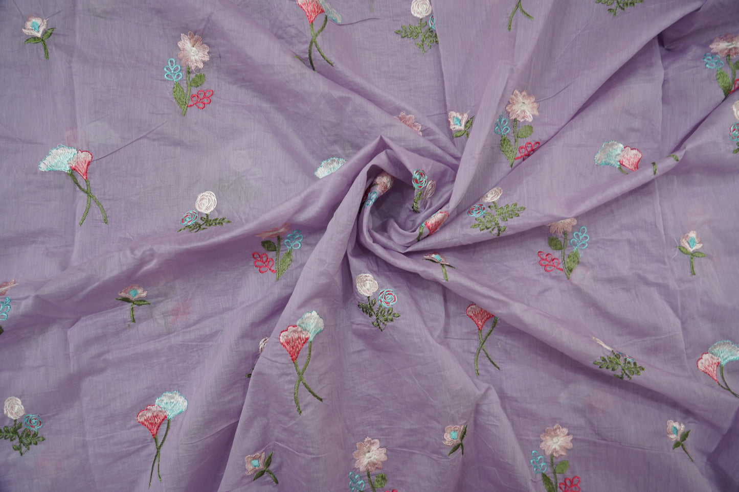 EMBROIDERY MUL COTTON - Lavender Bliss Printed Cotton