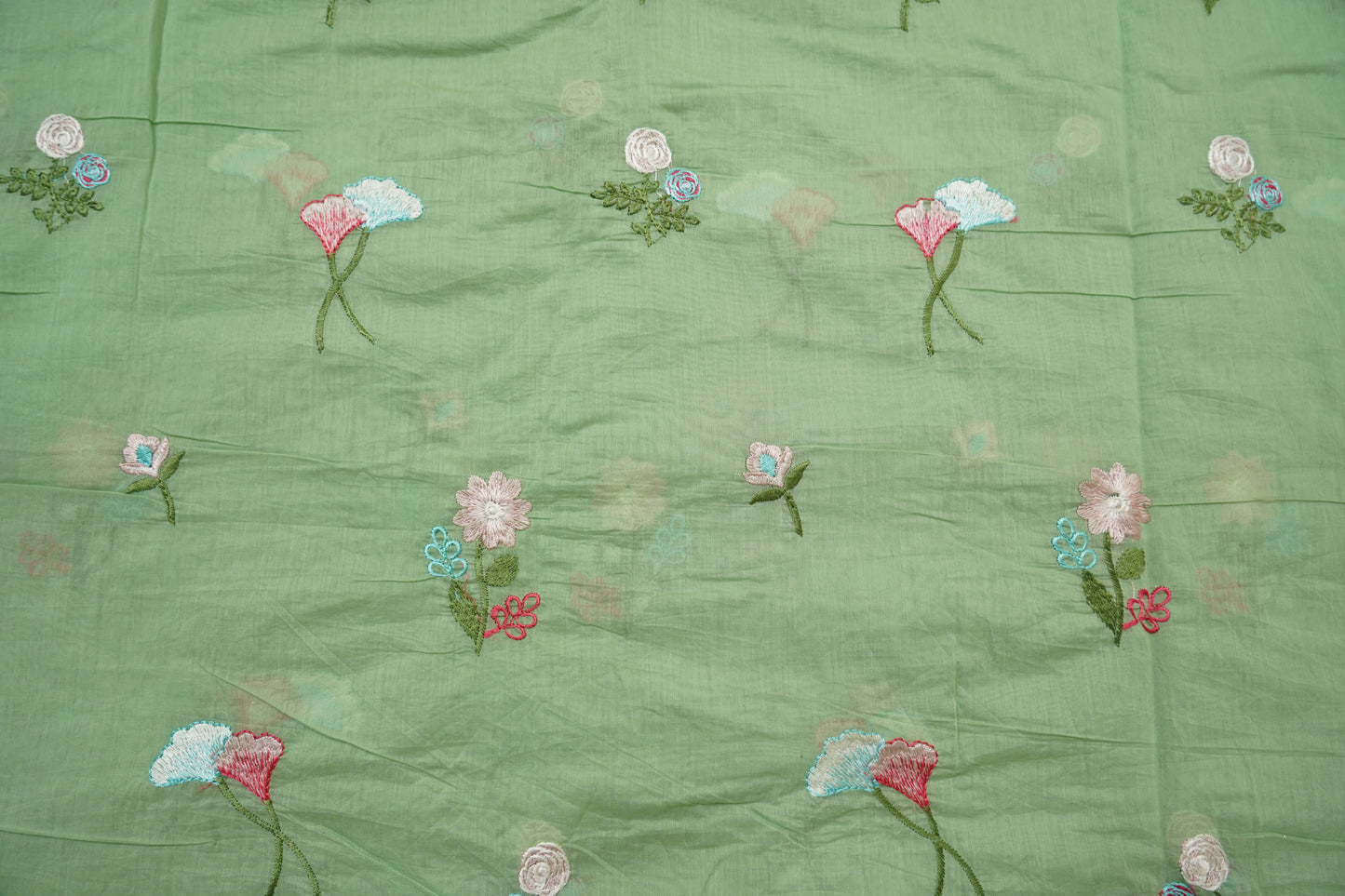 EMBROIDERY MUL COTTON - Pastel Green