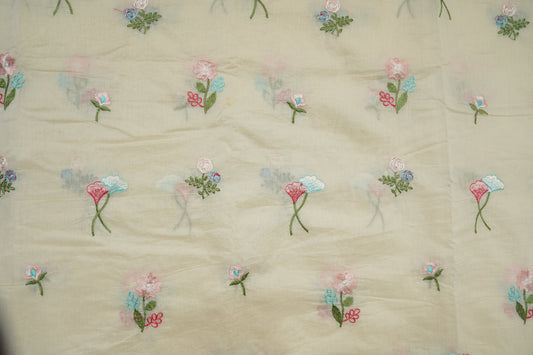 EMBROIDERY MUL COTTON - Classic Off-White
