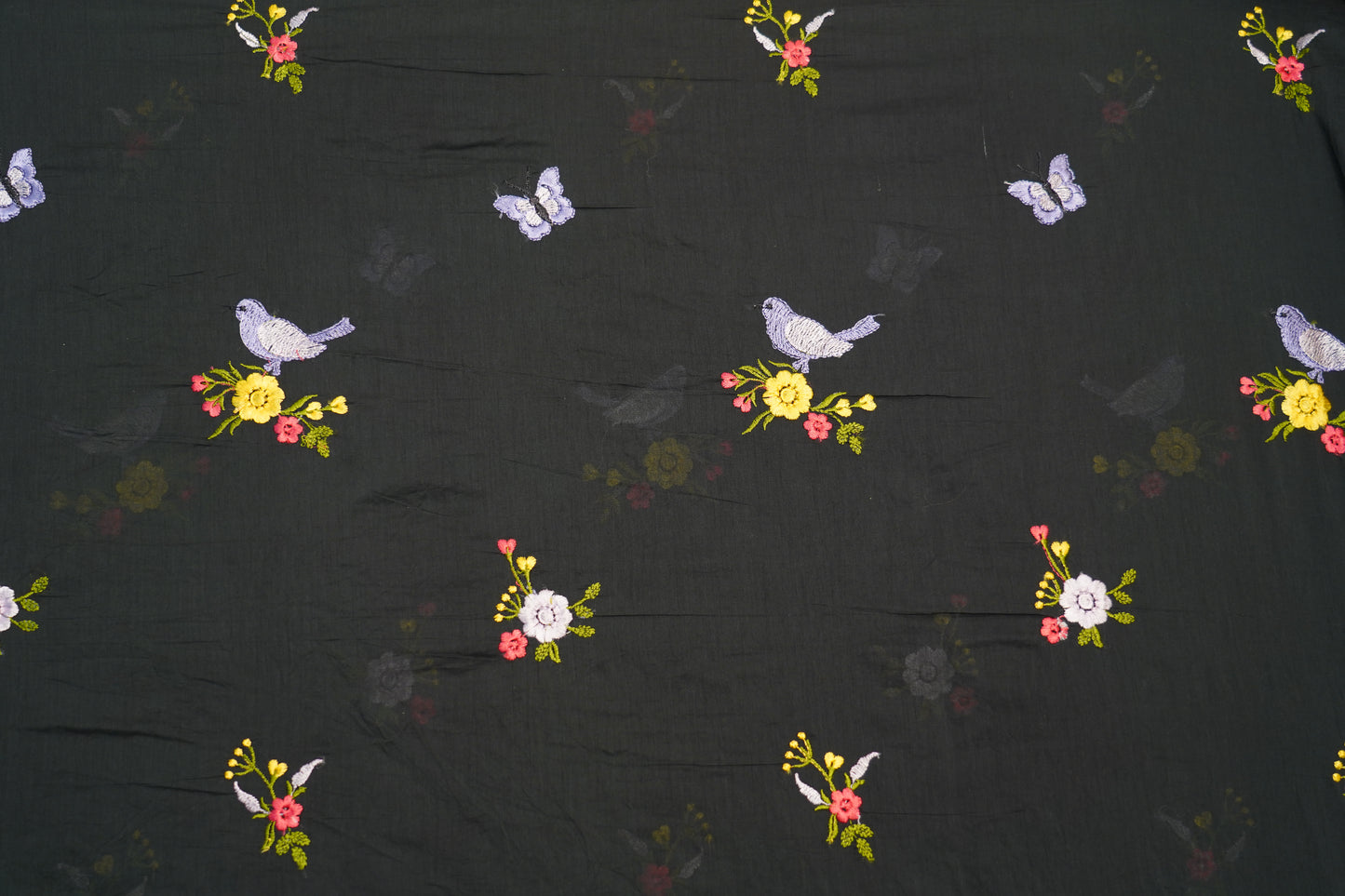 EMBROIDERY MUL COTTON -Classic Black