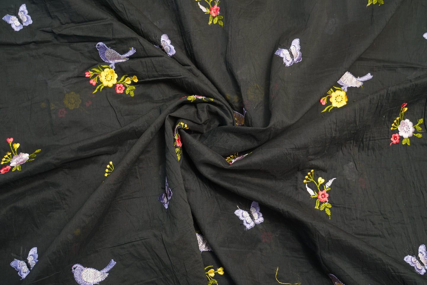 EMBROIDERY MUL COTTON -Classic Black