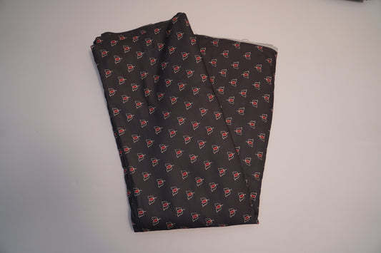 MODAL SILK SATIN - BLACK