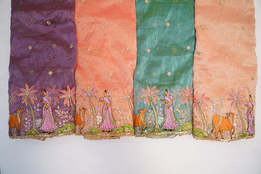 Ethnic Embroidered Fabric