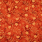 wax batik cotton - burnt orange