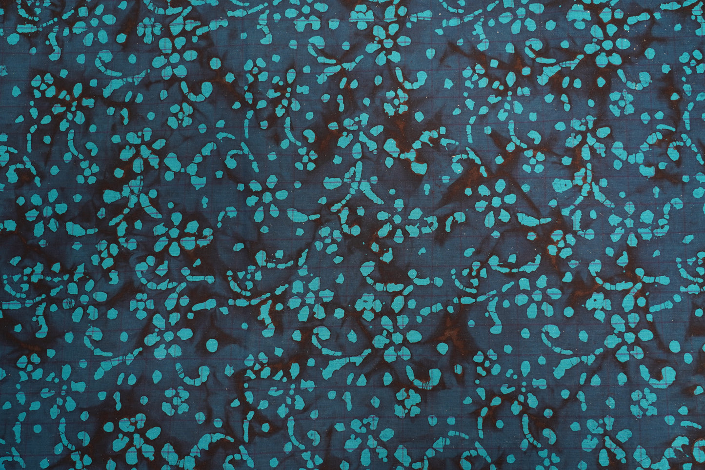 wax batik cotton - Teal Blue & Deep Navy