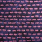 wax batik cotton - Deep Indigo with Pink Motifs