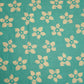 block print cotton - Aqua Blossom Breeze