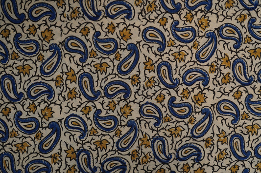 natural ajrak block print