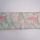BSY SILK FABRIC WITH FOIL - Soft Mint Green base