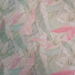BSY SILK FABRIC WITH FOIL - Soft Mint Green base