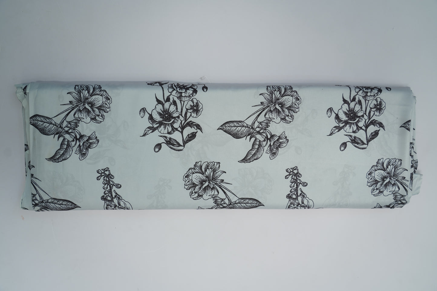 HEAVY SATIN GEORGETTE - LITE SOFT GRAY