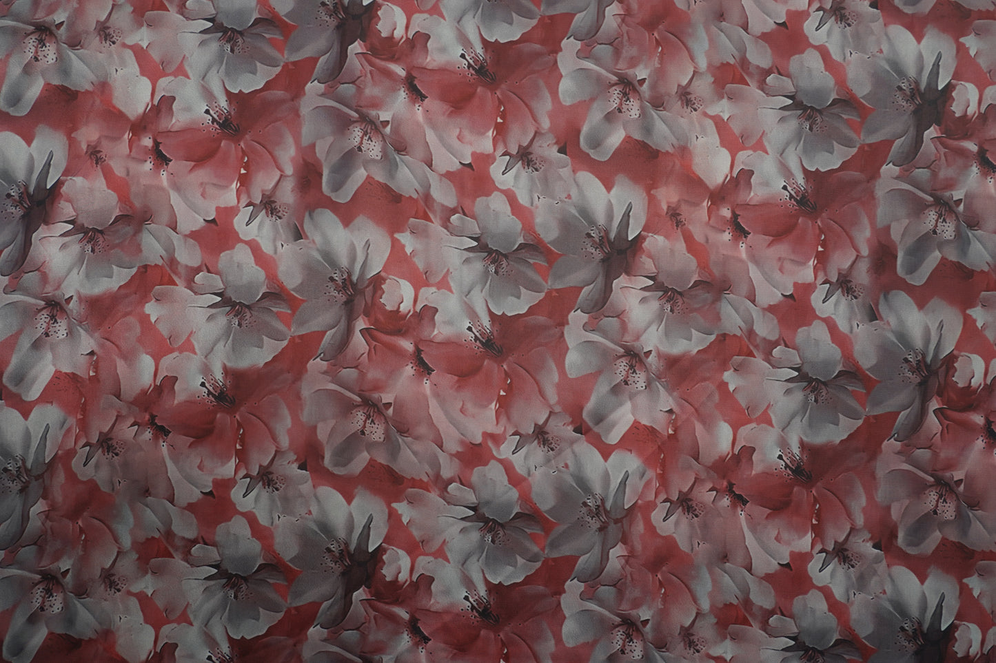 HEAVY SATIN GEORGETTE - Rust Wine base