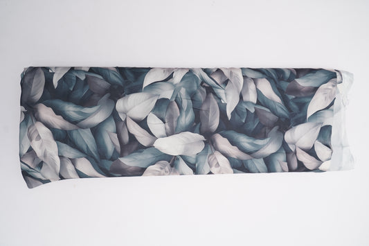 FIONA DIGITAL - Deep Teal & Ocean Green leaves