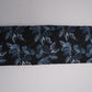 FIONA DIGITAL - Black base with denim-blue floral print.