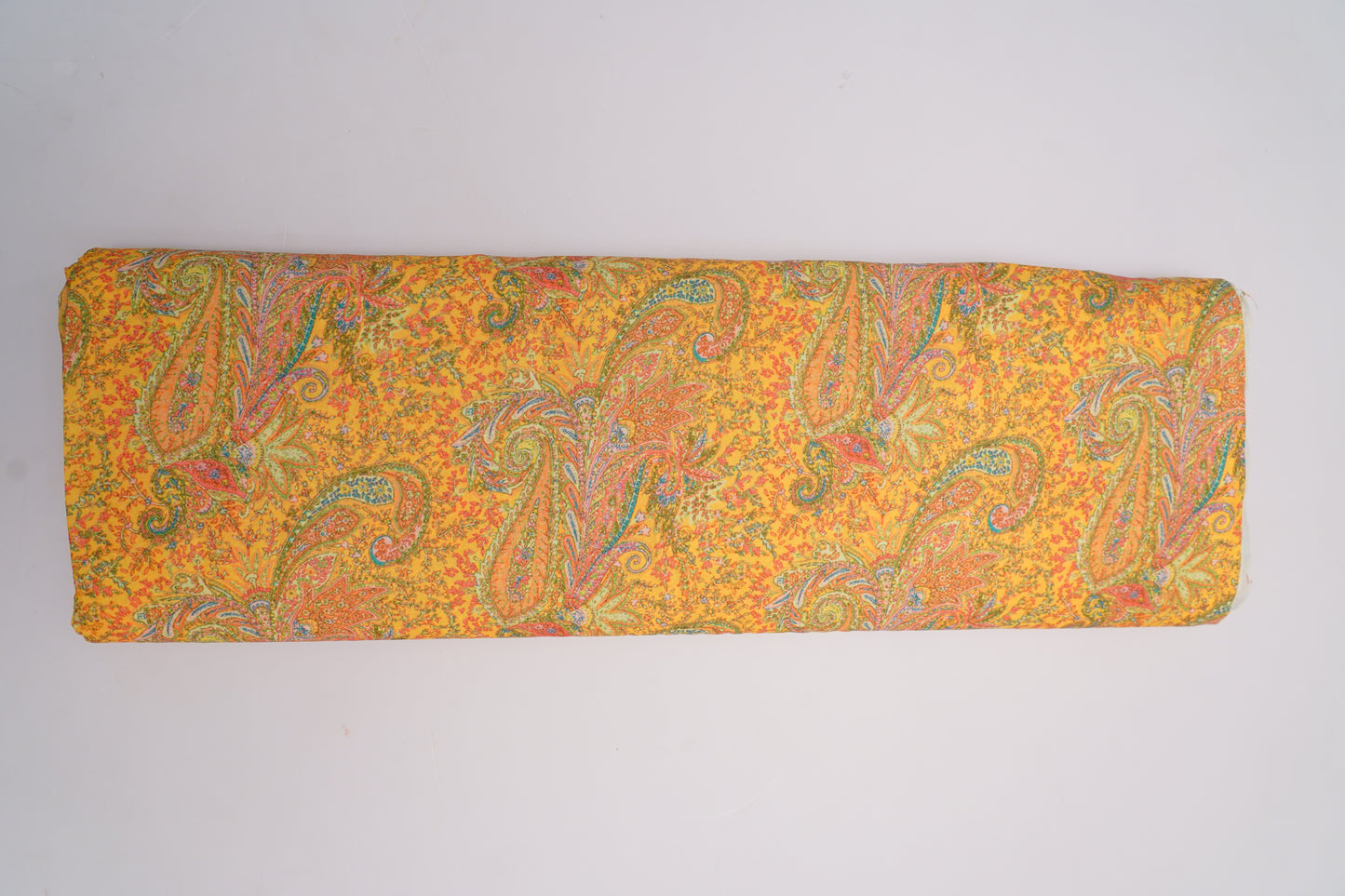 FIONA DIGITAL - Lite yellow base with multicolor paisley