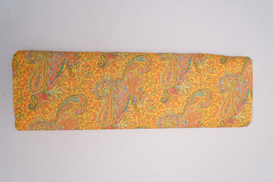 FIONA DIGITAL - Lite yellow base with multicolor paisley