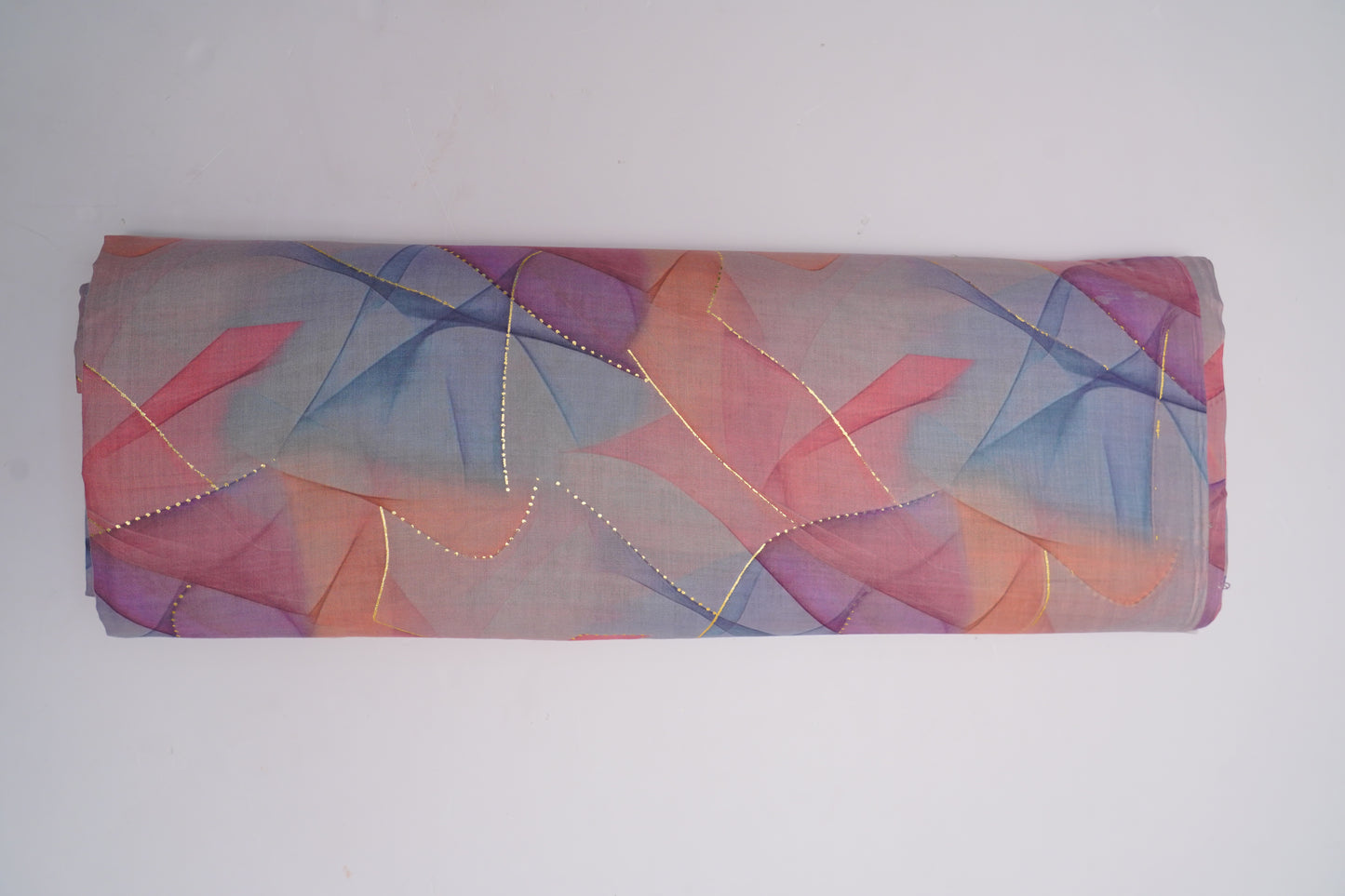 COTTON CAMBRIC WITH FOIL - MULTI-SHADE PASTEL