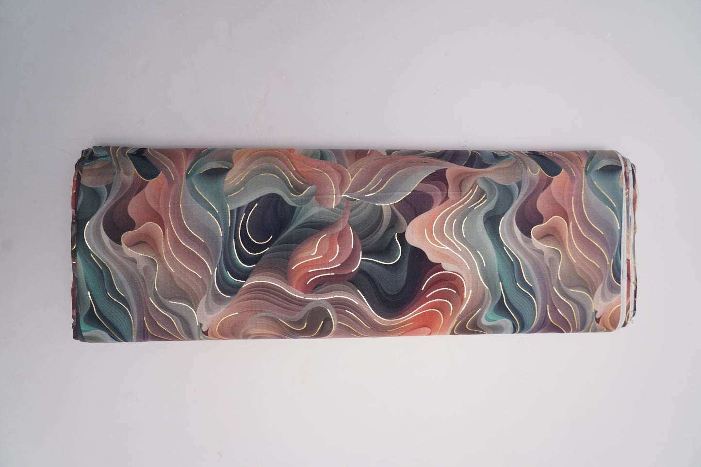 COTTON CAMBRIC WITH FOIL - MULTI COLOR