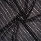 DIGITAL GEORGETTE - Jet Black with Soft White Dots
