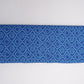 DIGITAL GEORGETTE - Royal blue base with aqua blue bandhani-style