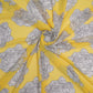 DIGITAL GEORGETTE - Lemon yellow base