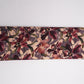 SOFT SILK TOUCH - Dark beige base with wine florals