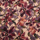 SOFT SILK TOUCH - Dark beige base with wine florals