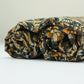 KALAMKARI SILK - Deep charcoal base