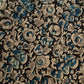 KALAMKARI SILK - Jet black base