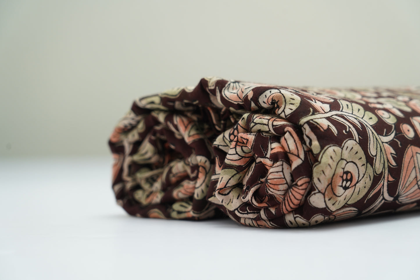 KALAMKARI SILK - Maroon base