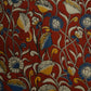 KALAMKARI COTTON - Rust red base
