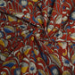 KALAMKARI COTTON - Rust red base