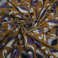 KALAMKARI COTTON - Mustard ochre base
