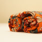 KALAMKARI COTTON - Bright orange base