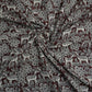 KALAMKARI COTTON - Chocolate brown base