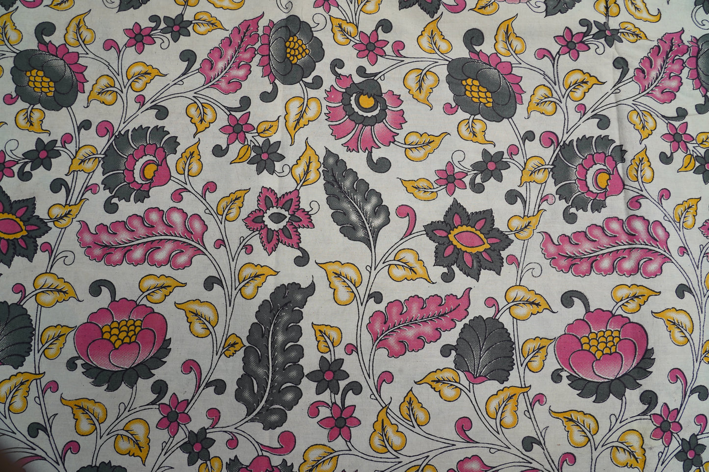 KALAMKARI COTTON - Off-white base