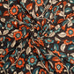 KALAMKARI COTTON - Jet black base