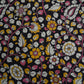 KALAMKARI COTTON - Jet black base