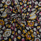 KALAMKARI COTTON - Jet black base